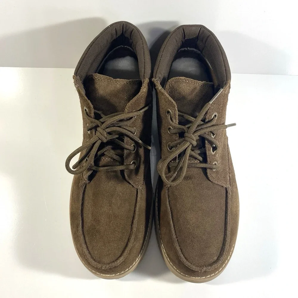 Koolaburra by UGG Mens Size 10 Braan Suede Boots Dark Earth Brown 1145451